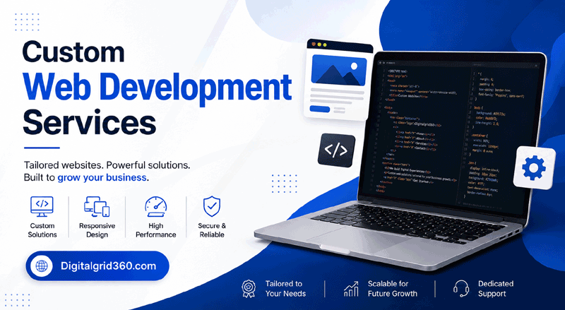 Custom web development services