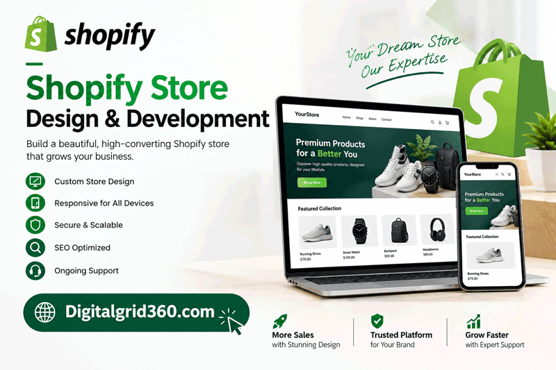 Shopify development services